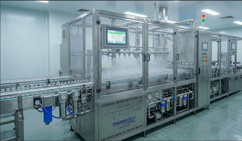 High-Speed Linear Vial Washing Machine view 3