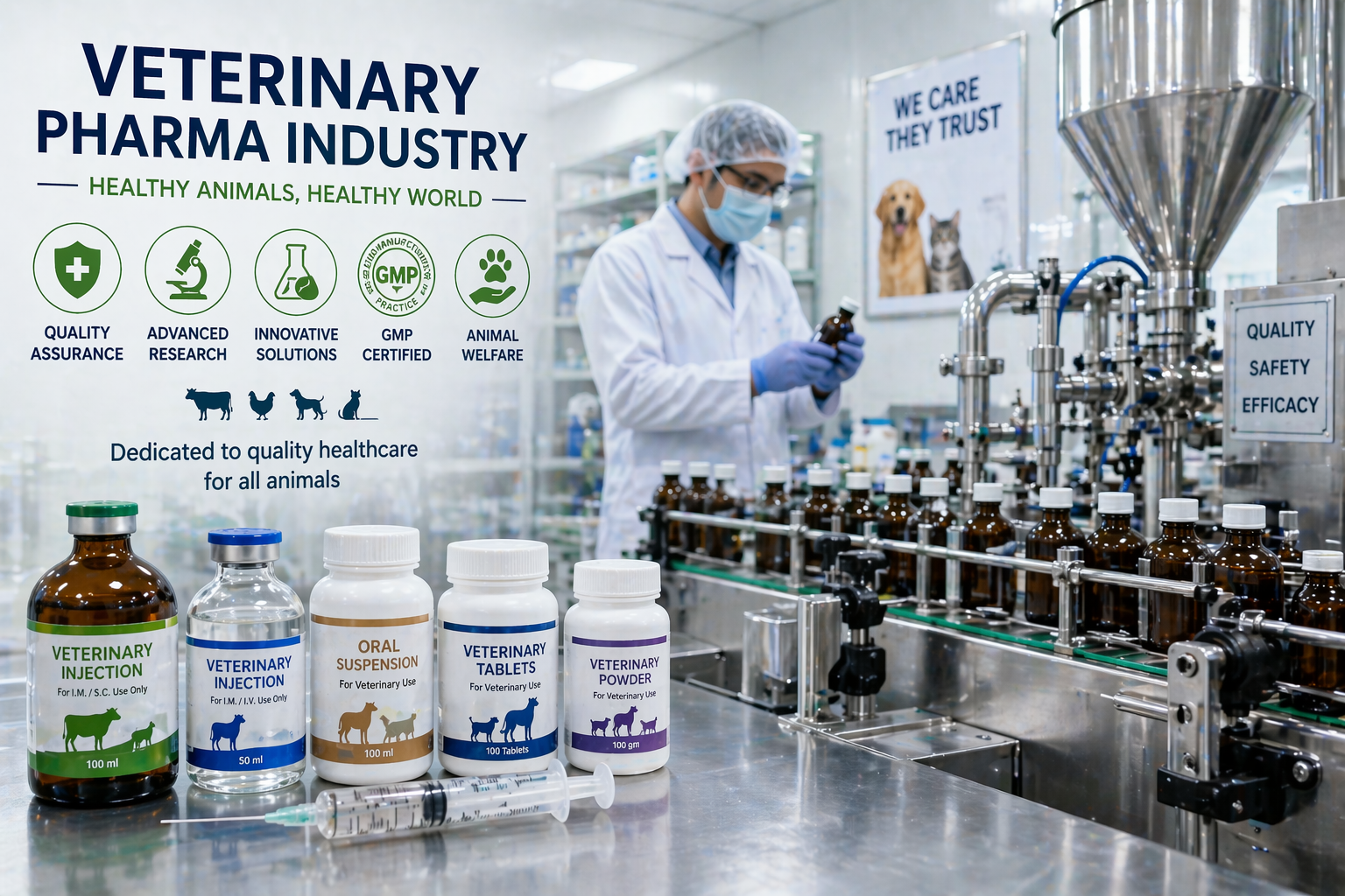 Veterinary industry served by Kailash Machine Tools