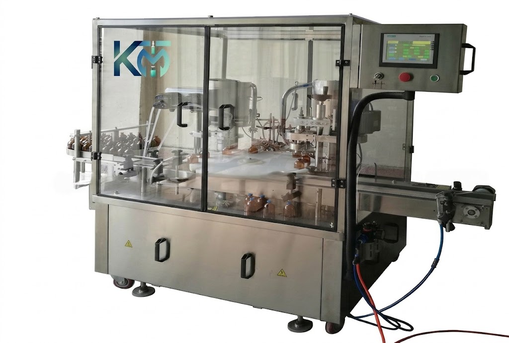 Monoblock Vial Filling, Stoppering & Sealing manufacturer — Kailash Machine Tools Ahmedabad