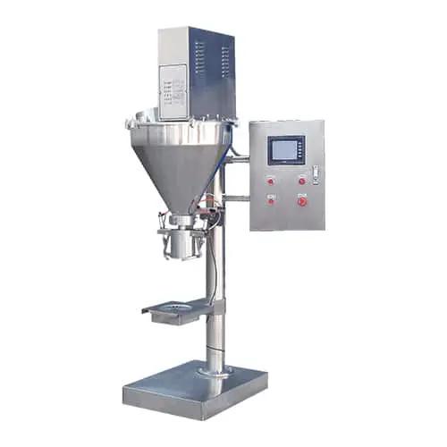 SEMI TYPE SINGLE HEAD AUGER TYPE POWDER FILLING MACHINE manufacturer — Kailash Machine Tools Ahmedabad