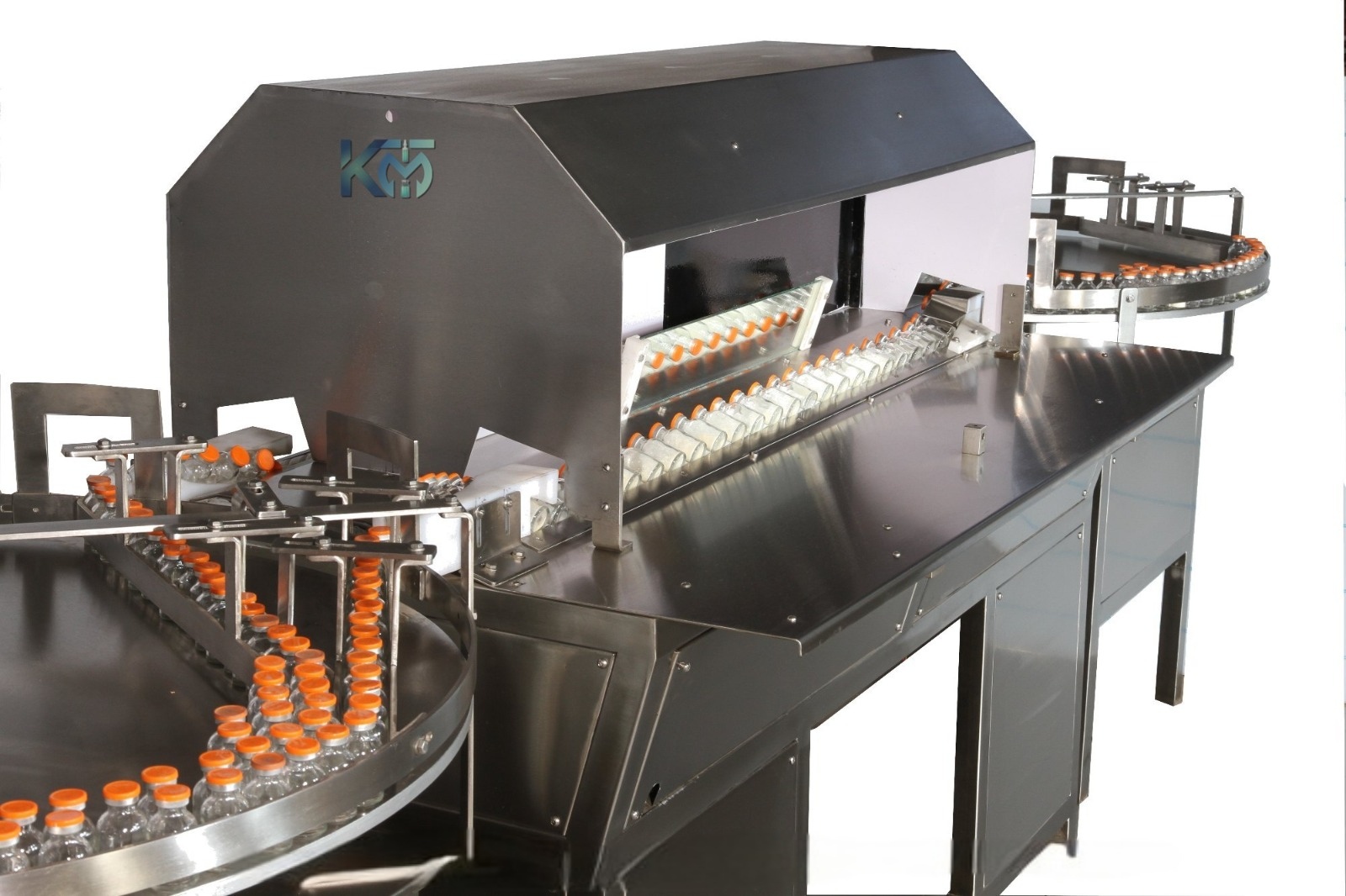 Semi-Automatic Vial Inspection Roller manufacturer — Kailash Machine Tools Ahmedabad