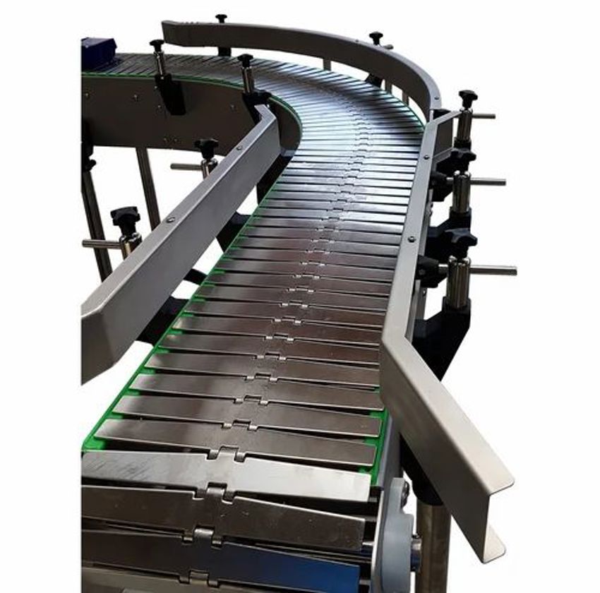 Stainless-Steel Slat Conveyor manufacturer — Kailash Machine Tools Ahmedabad